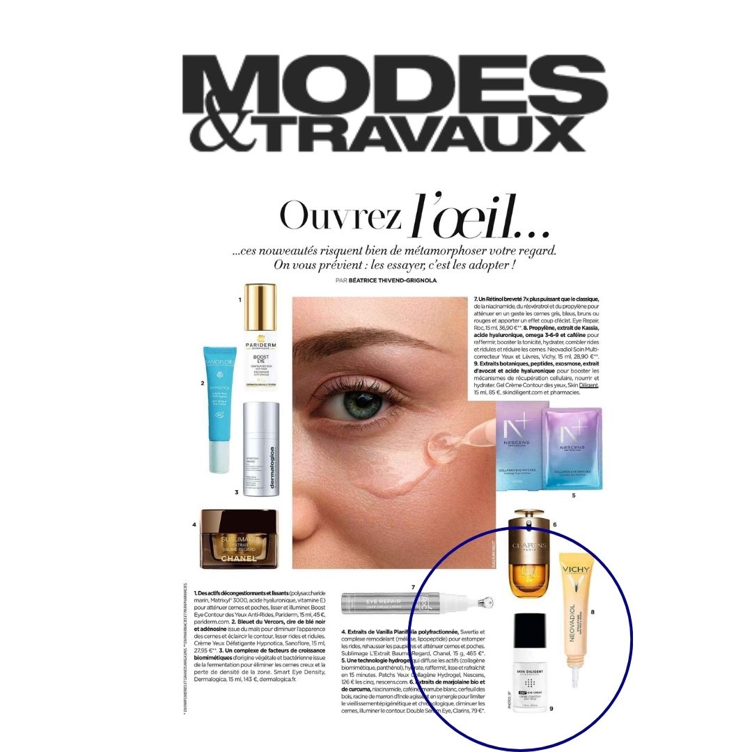 SKIN DILIGENT DANS LE DOSSIER LONGÉVITÉ - Skin Diligent dans la presse