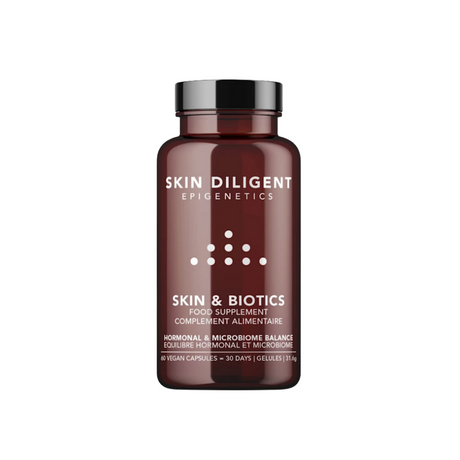 Skin & Biotics Probiotique Skin Diligent - boîte du complément alimentaire