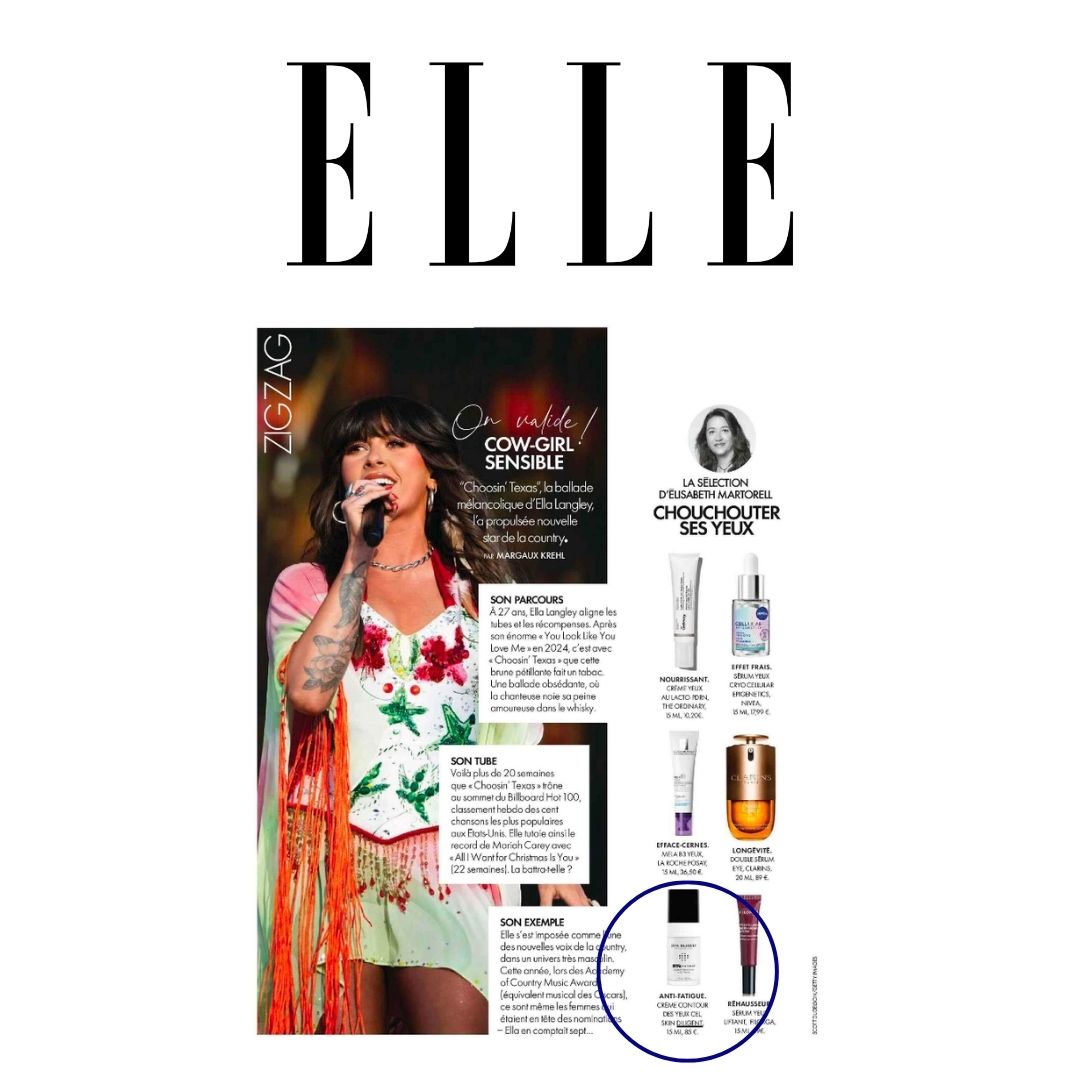 NOTRE CONTOUR DES YEUX DANS ELLE - Skin Diligent dans la presse