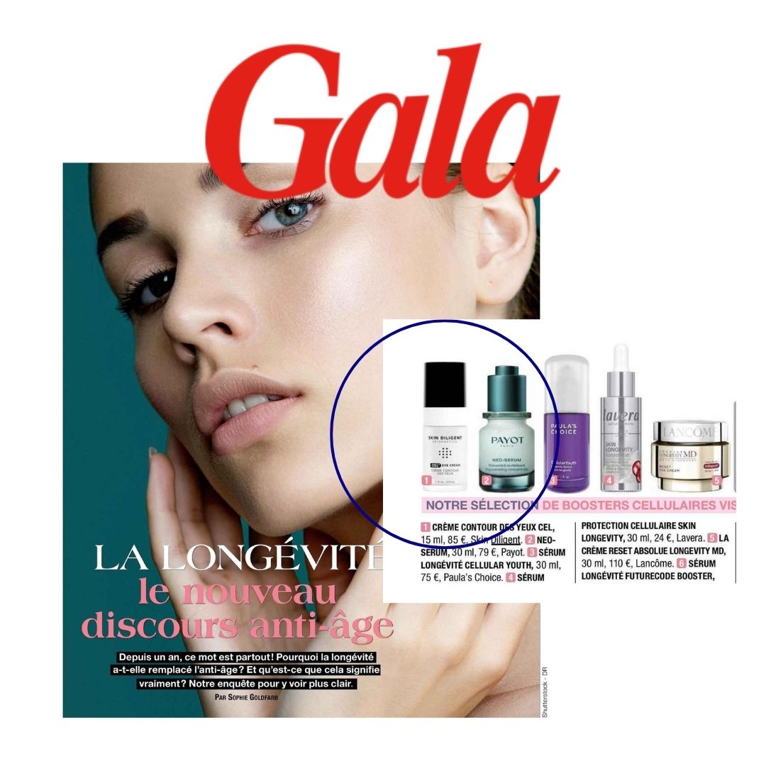 NOTRE CONTOUR DES YEUX DANS GALA - Skin Diligent dans la presse
